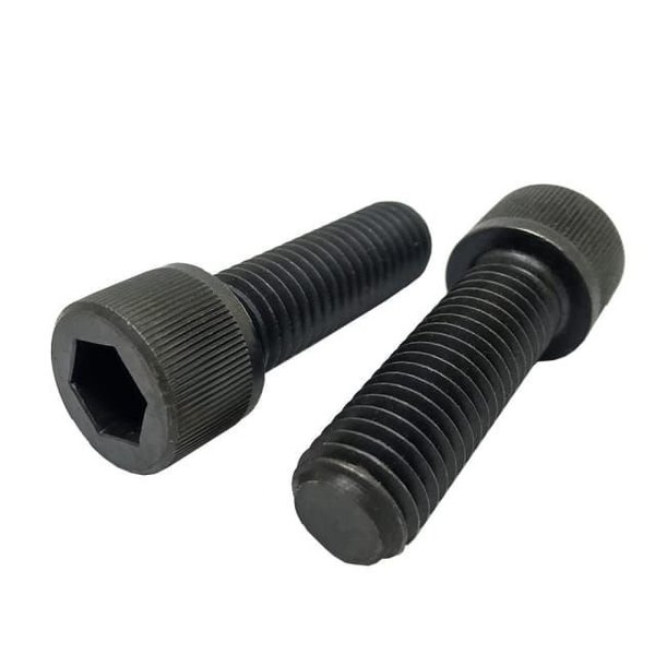 Newport Fasteners 1/4"-20 Socket Head Cap Screw, Black Oxide Alloy Steel, 3/8 in Length, 100 PK 451589-100